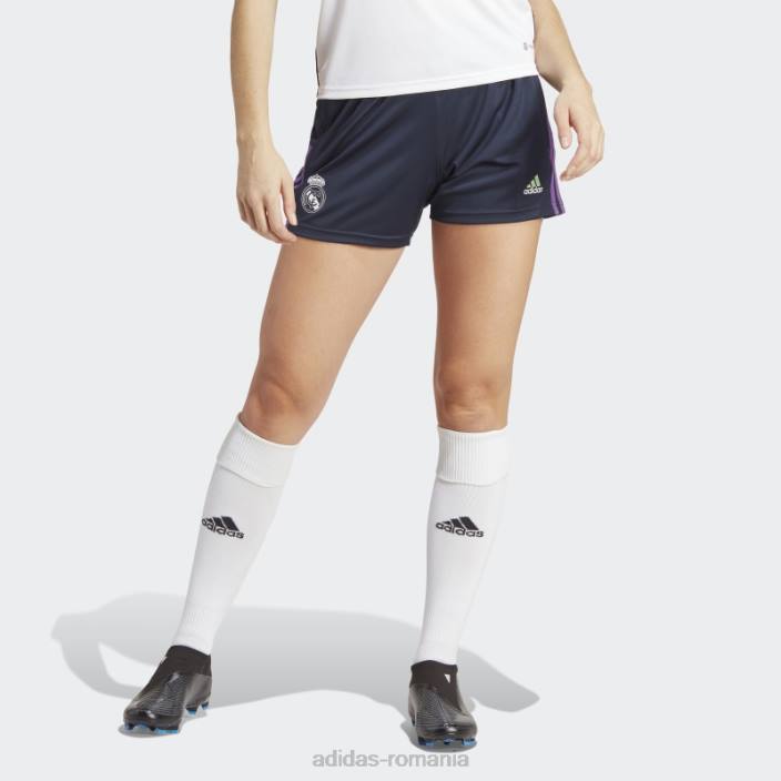 Adidas pantaloni scurți de antrenament real madrid condivo 22 bleumarin de noapte femei marina de noapte 2JBN17327