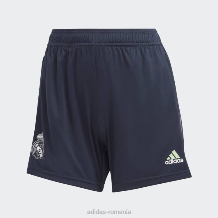 Adidas pantaloni scurți de antrenament real madrid condivo 22 bleumarin de noapte femei marina de noapte 2JBN17327