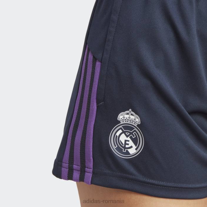 Adidas pantaloni scurți de antrenament real madrid condivo 22 bleumarin de noapte femei marina de noapte 2JBN17327