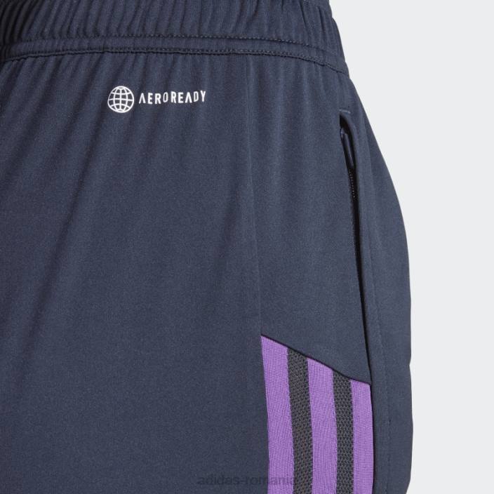 Adidas pantaloni scurți de antrenament real madrid condivo 22 bleumarin de noapte femei marina de noapte 2JBN17327