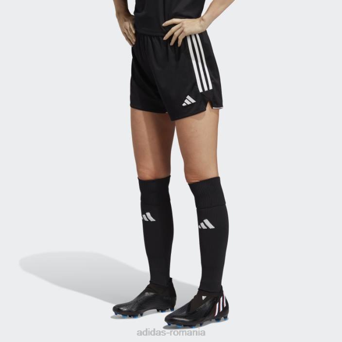 Adidas pantaloni scurți de liga tiro 23 negru femei alb negru 2JBN10016