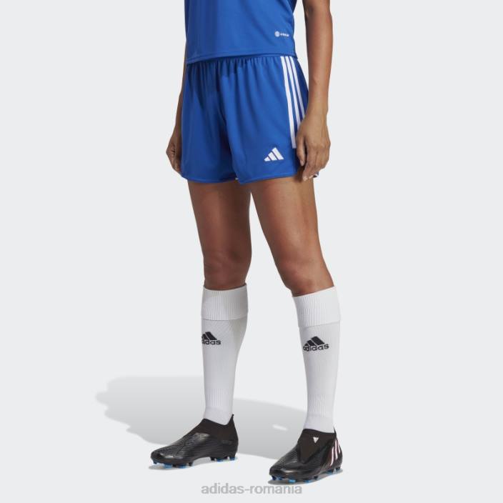 Adidas pantaloni scurți fashion tiro 23 league alb femei albastru regal/alb 2JBN9899