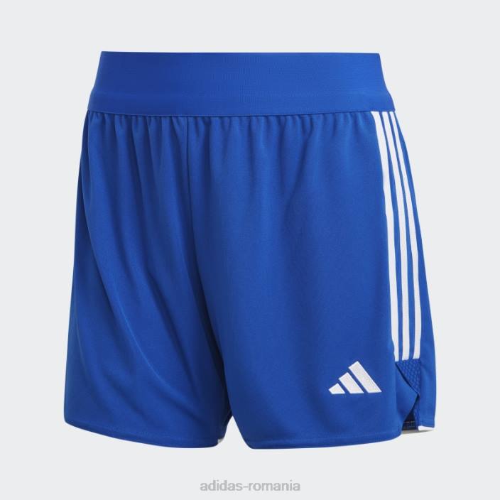 Adidas pantaloni scurți fashion tiro 23 league alb femei albastru regal/alb 2JBN9899