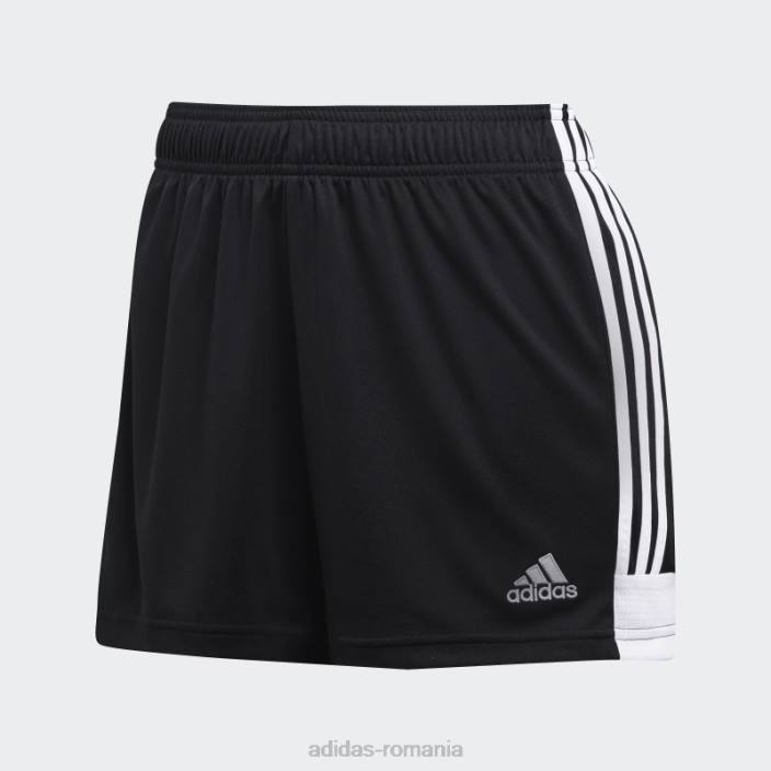 Adidas pantaloni scurți negri tastigo 19 femei alb negru 2JBN10385