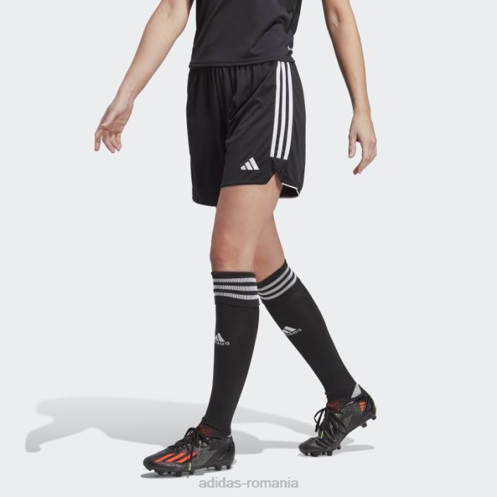 Adidas pantaloni scurți negri tiro 23 liga lungi femei alb negru 2JBN16625