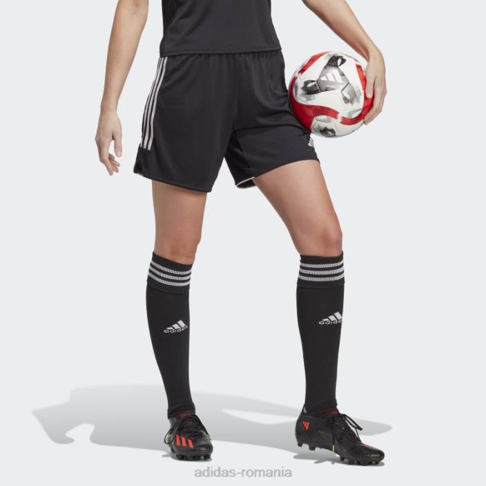 Adidas pantaloni scurți negri tiro 23 liga lungi femei alb negru 2JBN16625