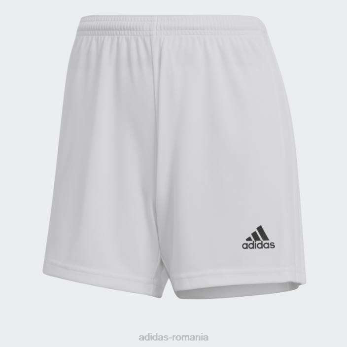 Adidas pantaloni scurți squadra 21 alb elegant femei alb 2JBN9949