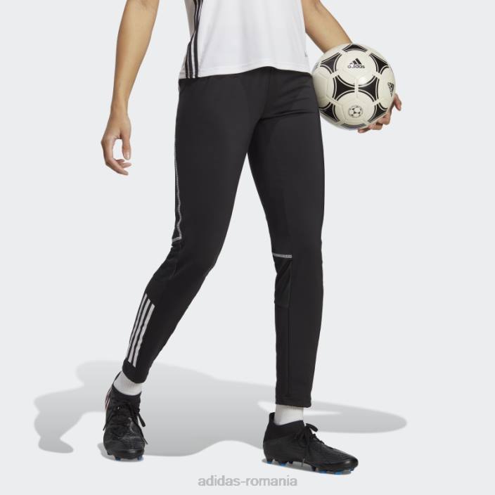 Adidas pantaloni tiro 23 pro negri femei alb negru 2JBN17149
