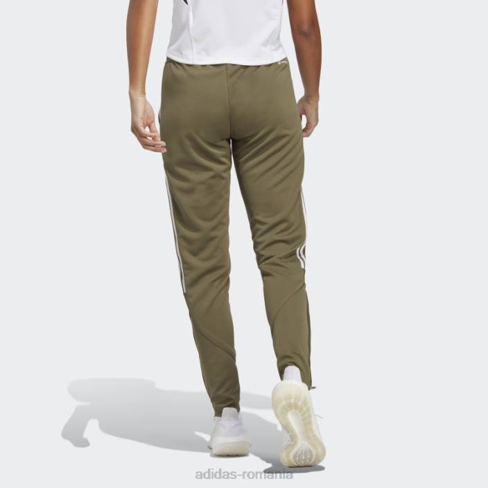Adidas pantaloni tiro olive adidas femei măsliniu/alb 2JBN9705