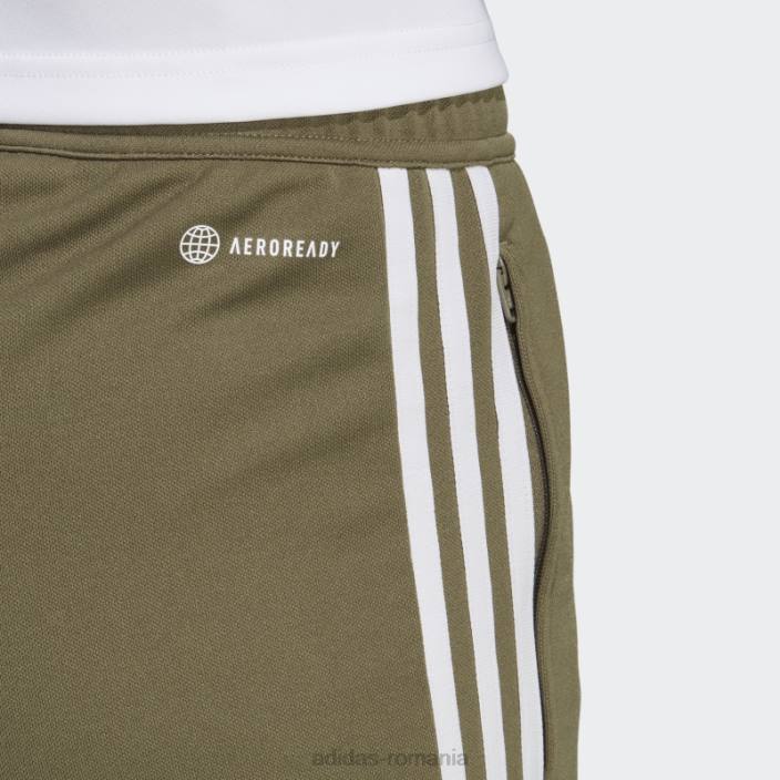 Adidas pantaloni tiro olive adidas femei măsliniu/alb 2JBN9705