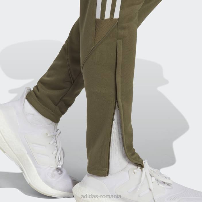 Adidas pantaloni tiro olive adidas femei măsliniu/alb 2JBN9705