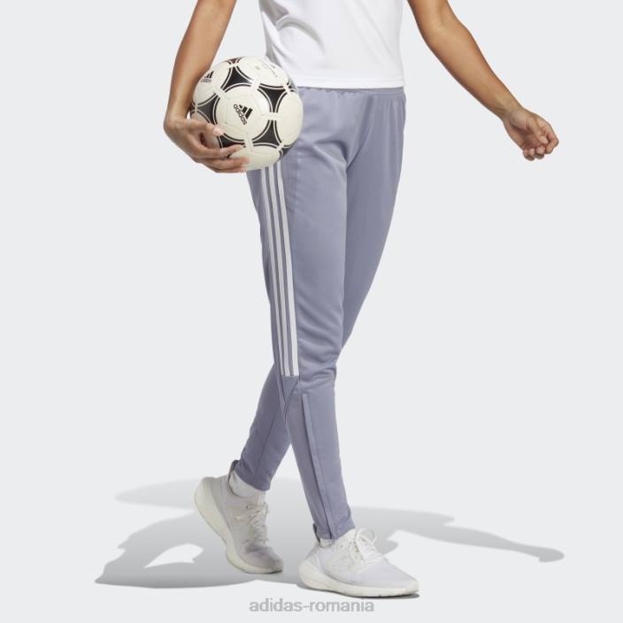 Adidas pantaloni tiro violet argintiu adidas femei violet argintiu/alb 2JBN9795
