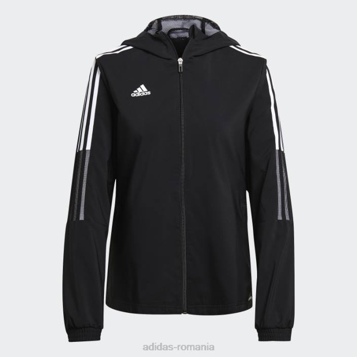 Adidas parca de vant neagra tiro 21 femei negru 2JBN10486