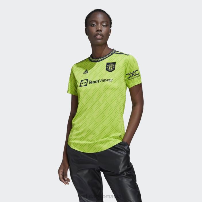 Adidas slime manchester united 22/23 tricou al treilea autentic femei slime 2JBN17321