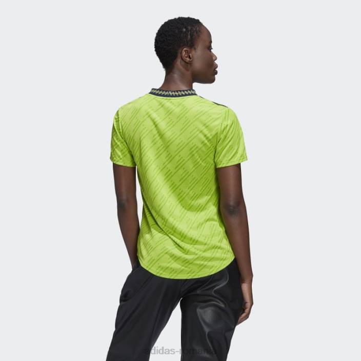 Adidas slime manchester united 22/23 tricou al treilea autentic femei slime 2JBN17321