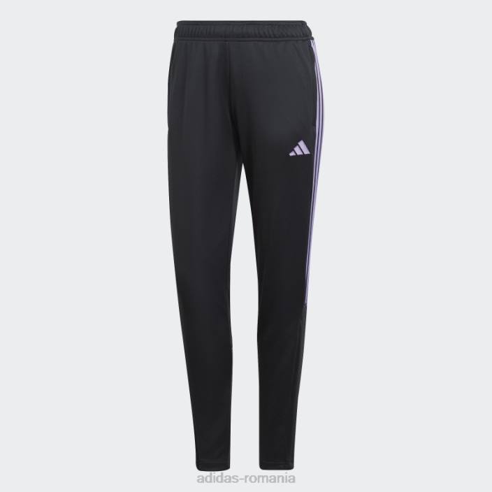 Adidas tiro 23 club antrenament pantaloni de trening violet femei negru/violet 2JBN16518