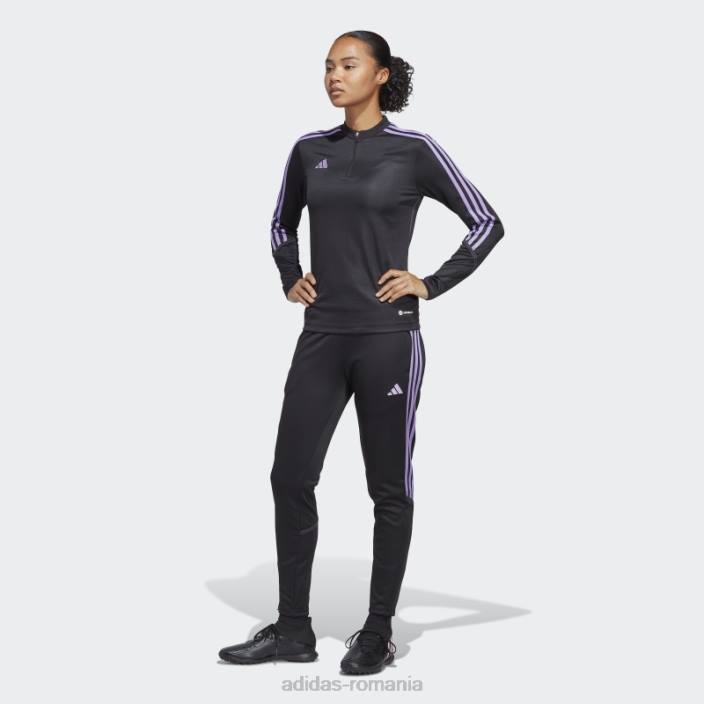 Adidas tiro 23 club antrenament pantaloni de trening violet femei negru/violet 2JBN16518