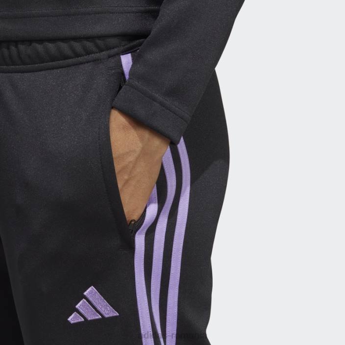 Adidas tiro 23 club antrenament pantaloni de trening violet femei negru/violet 2JBN16518