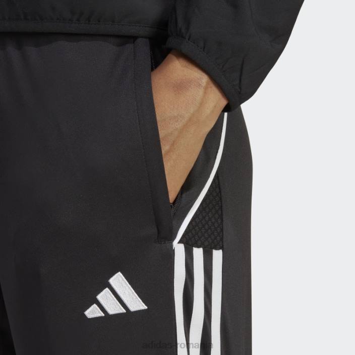 Adidas tiro 23 league pantaloni 3/4 negri femei negru 2JBN9001