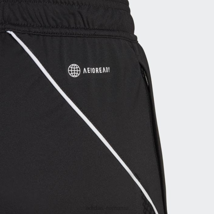 Adidas tiro 23 league pantaloni 3/4 negri femei negru 2JBN9001