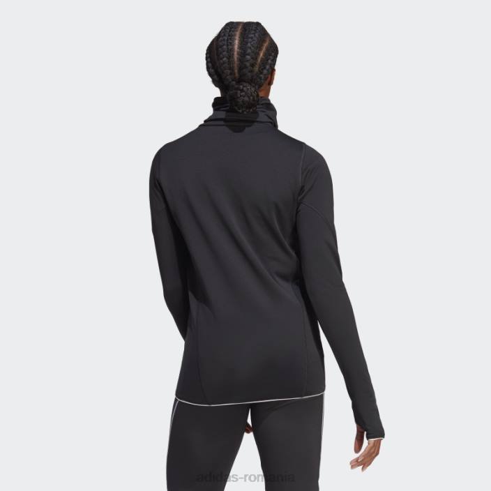 Adidas top negru tiro 23 pro cald femei alb negru 2JBN17170