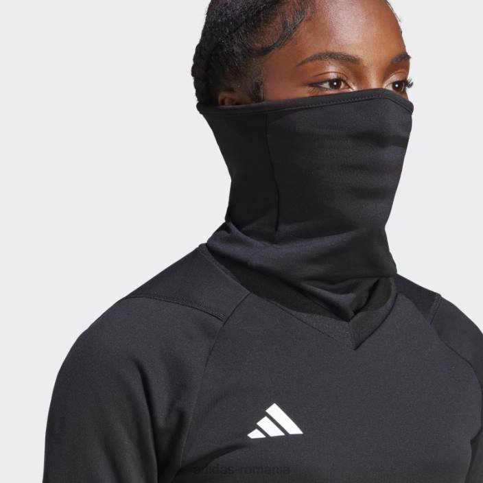 Adidas top negru tiro 23 pro cald femei alb negru 2JBN17170