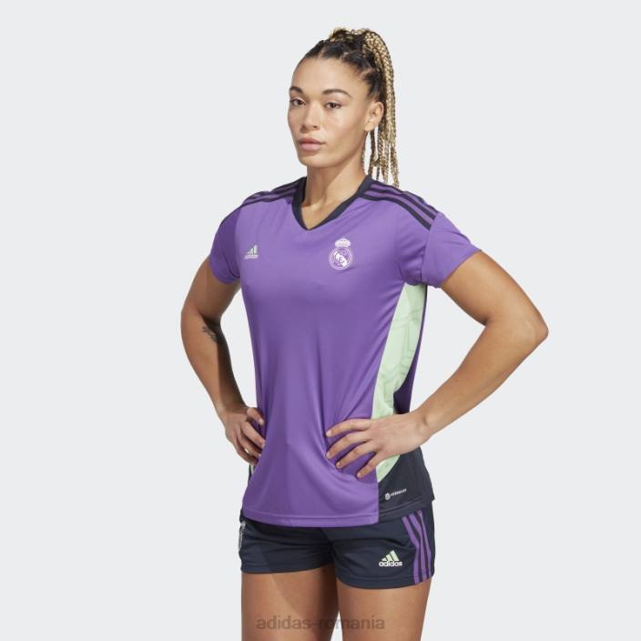 Adidas tricou de antrenament real madrid condivo 22 violet femei Violet 2JBN17306