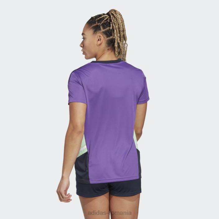 Adidas tricou de antrenament real madrid condivo 22 violet femei Violet 2JBN17306