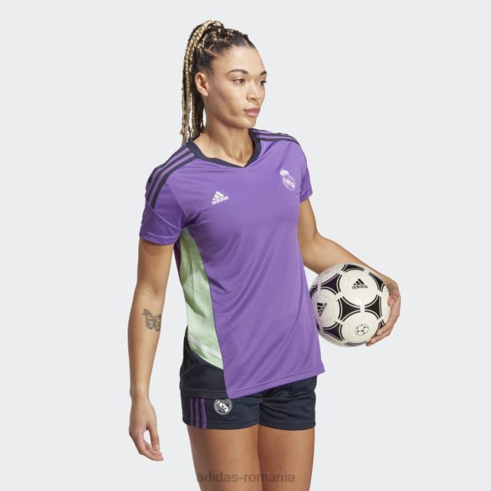 Adidas tricou de antrenament real madrid condivo 22 violet femei Violet 2JBN17306