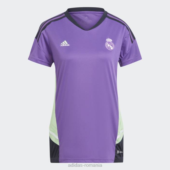 Adidas tricou de antrenament real madrid condivo 22 violet femei Violet 2JBN17306