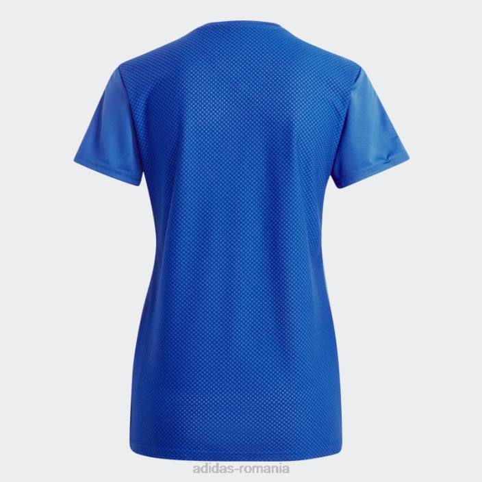 Adidas tricou de liga albastru regal Tiro 23 femei albastru regal/alb 2JBN17249