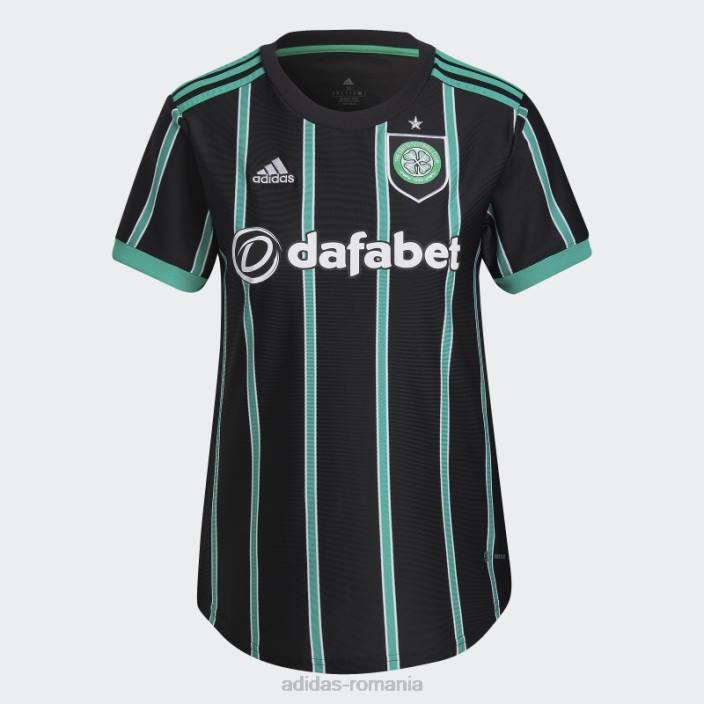 Adidas tricou deplasare celtic fc 22/23 negru femei negru 2JBN16735