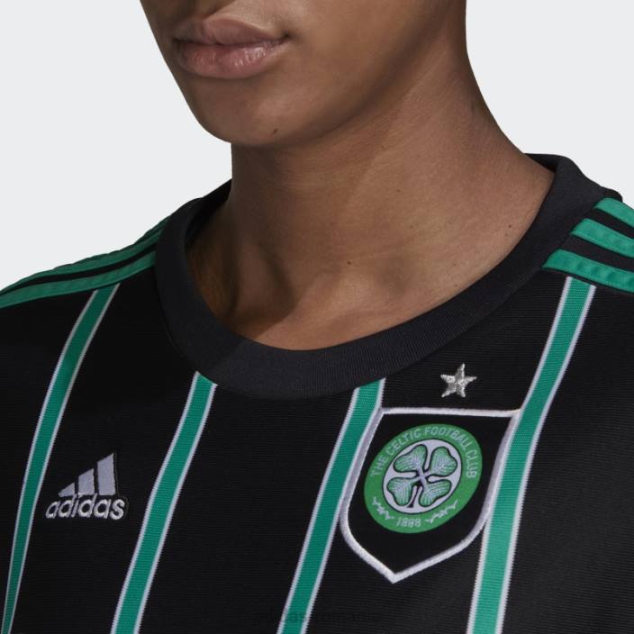 Adidas tricou deplasare celtic fc 22/23 negru femei negru 2JBN16735