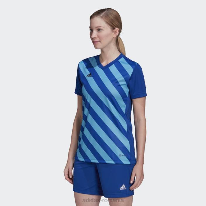 Adidas tricou grafic entrada 22 albastru regal femei albastru regal/aplicație sky rush 2JBN17357