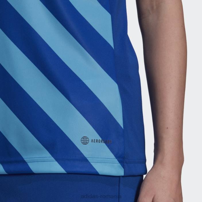 Adidas tricou grafic entrada 22 albastru regal femei albastru regal/aplicație sky rush 2JBN17357