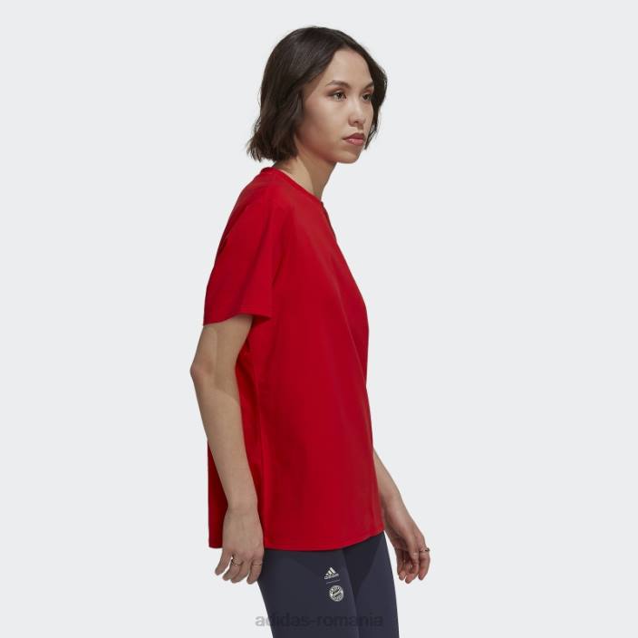 Adidas tricou grafic fc bayern roșu adidas femei roșu 2JBN10548