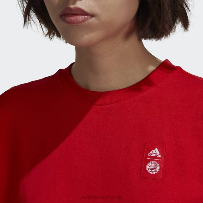 Adidas tricou grafic fc bayern roșu adidas femei roșu 2JBN10548