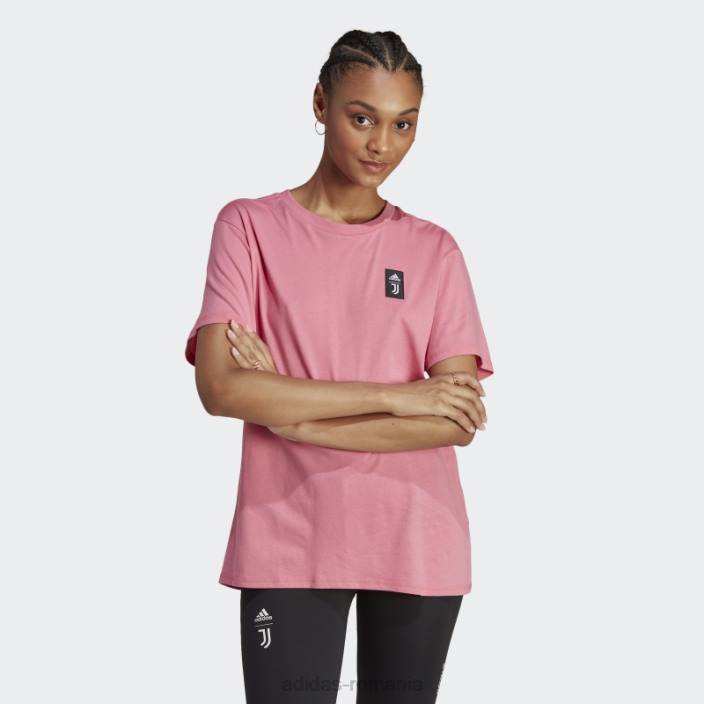 Adidas tricou juventus ton trandafir femei ton de trandafir 2JBN17324