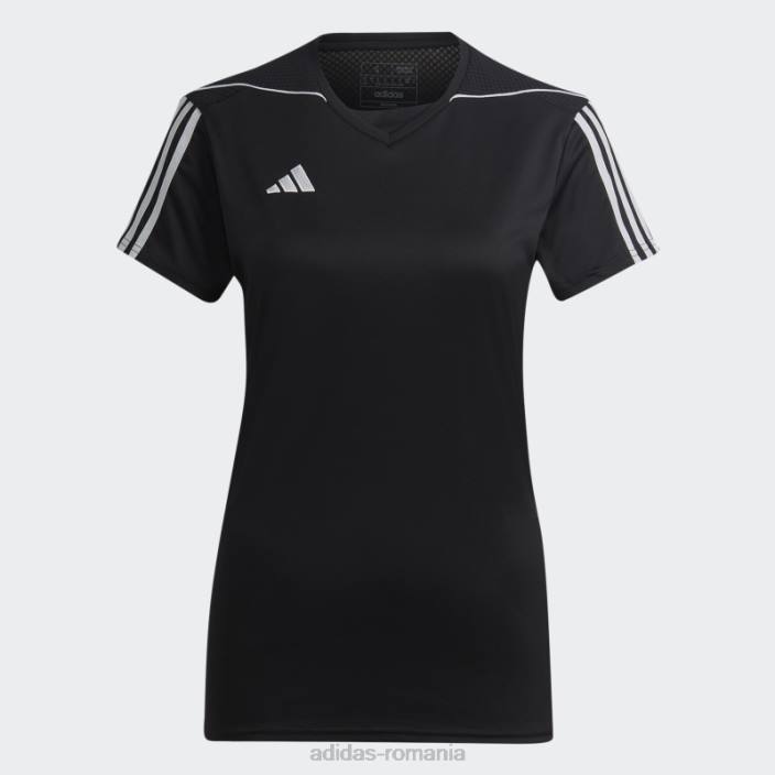 Adidas tricou negru de liga tiro 23 femei alb negru 2JBN17200