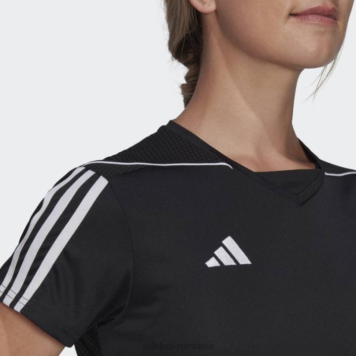 Adidas tricou negru de liga tiro 23 femei alb negru 2JBN17200
