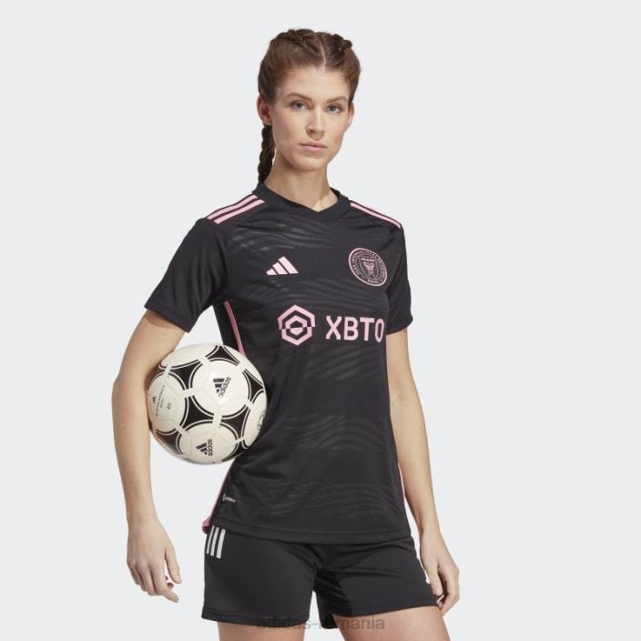 Adidas tricou negru inter miami cf 23/24 deplasare femei negru 2JBN17231