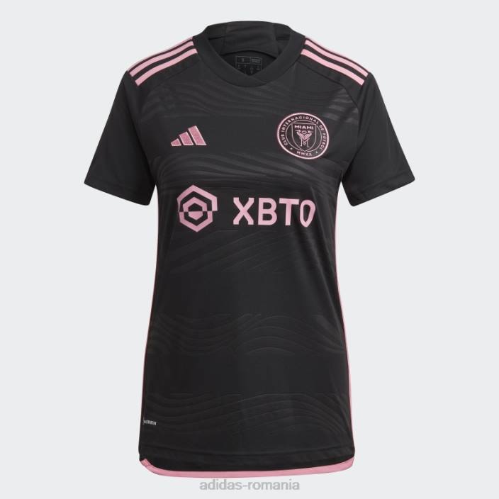 Adidas tricou negru inter miami cf 23/24 deplasare femei negru 2JBN17231