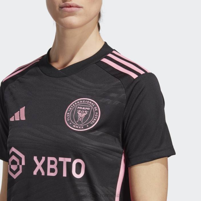 Adidas tricou negru inter miami cf 23/24 deplasare femei negru 2JBN17231