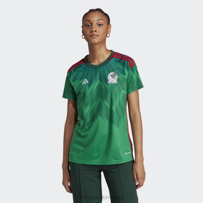Adidas tricoul Mexic Green 22 acasă femei verde 2JBN2475