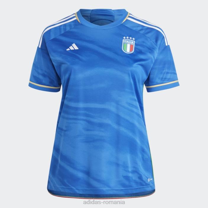 Adidas tricoul albastru Italia 23 acasă (mărime plus) femei albastru 2JBN17386