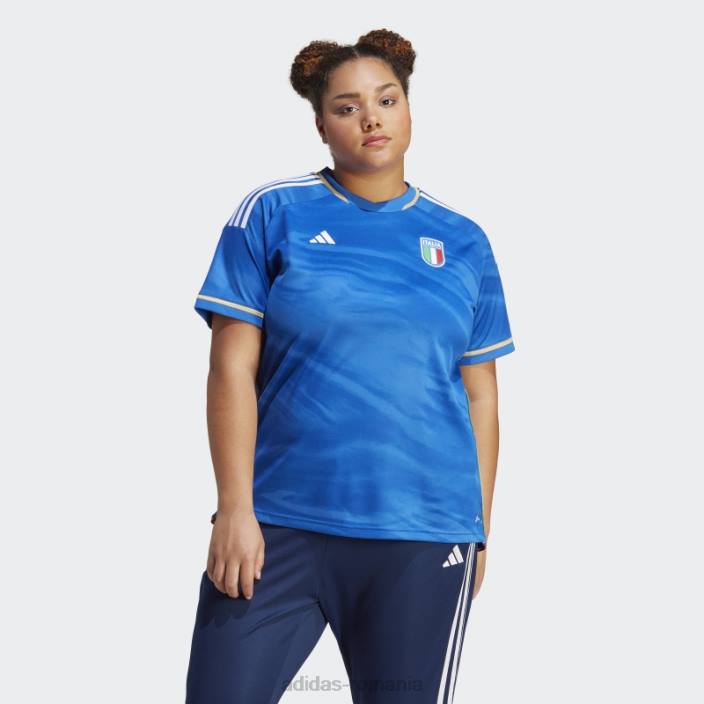Adidas tricoul de acasă echipa 23 feminin a Italiei (mărime plus) albastru femei albastru 2JBN17372
