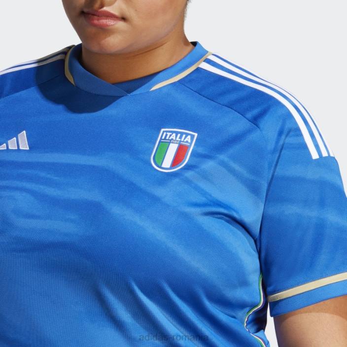 Adidas tricoul de acasă echipa 23 feminin a Italiei (mărime plus) albastru femei albastru 2JBN17372
