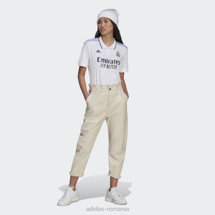Adidas tricoul home real madrid 22/23 alb femei alb 2JBN17354