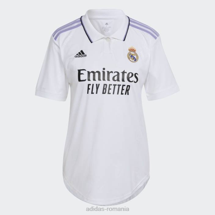 Adidas tricoul home real madrid 22/23 alb femei alb 2JBN17354