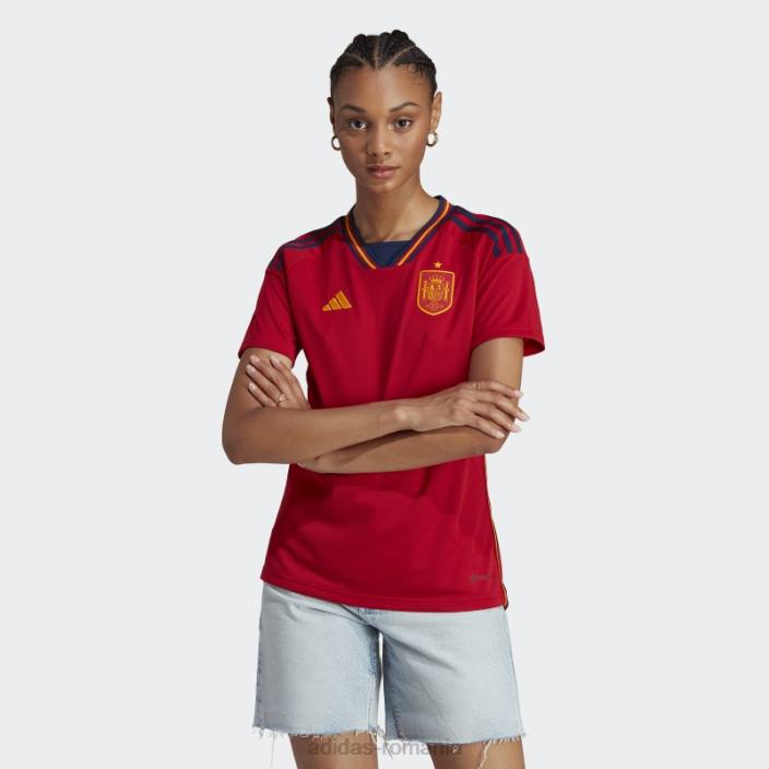 Adidas tricoul roșu spania 22 acasă adidas femei roșu/albastru marin 2JBN2529